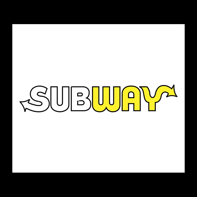 Subway Restaurant Chain Logo Design Tapestry