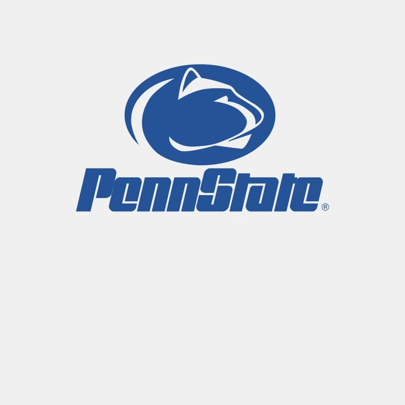 Penn State Nittany Lions Athletic Logo in Blue and White Male Tank Top