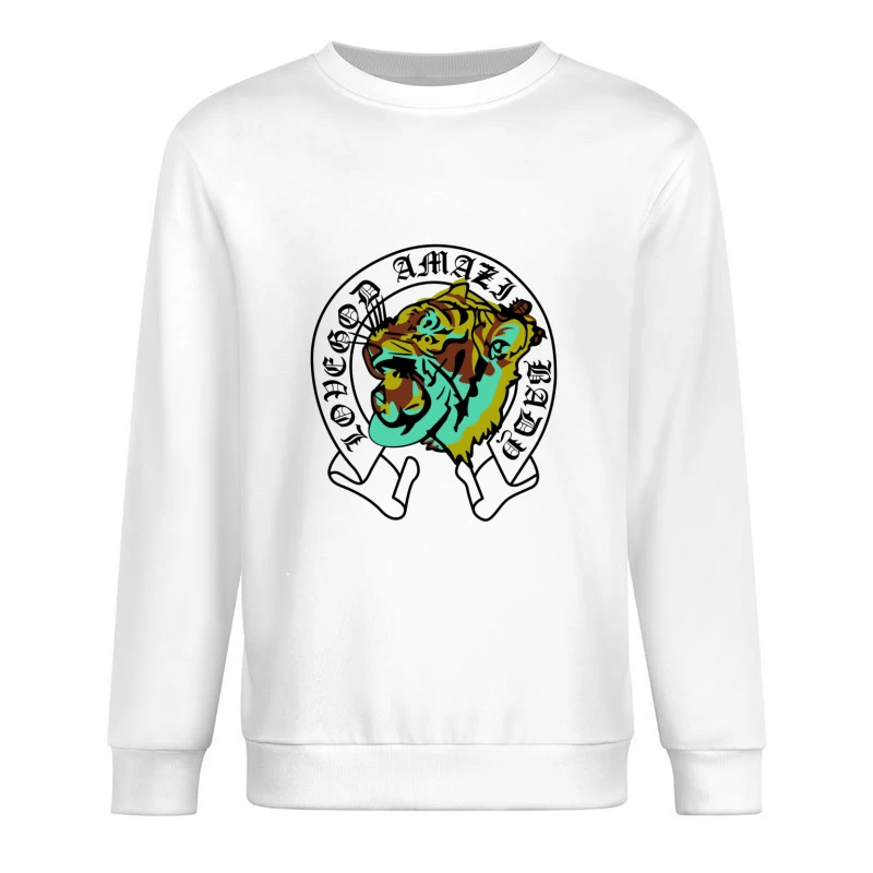  Herren Pullover Sweatshirt