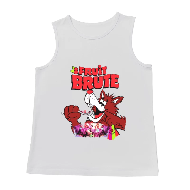 Vintage Fruit Brute Monster Cereal Mascot Logo Male Tank Top