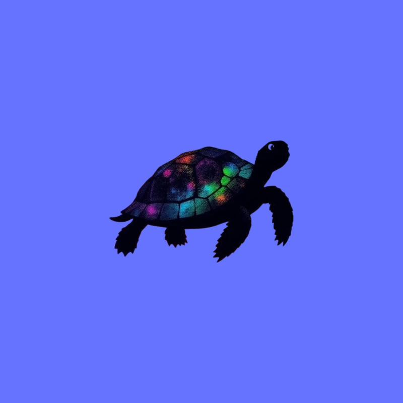 Galactic Turtle Desk Mat