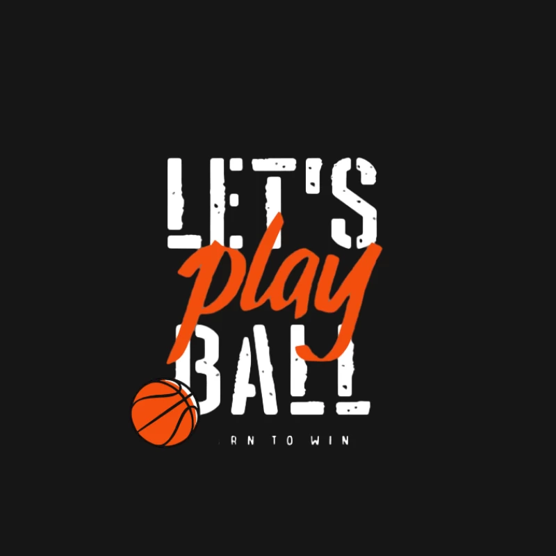 Basketball-Spielaufdruck mit motivierendem Slogan Damen T-Shirt