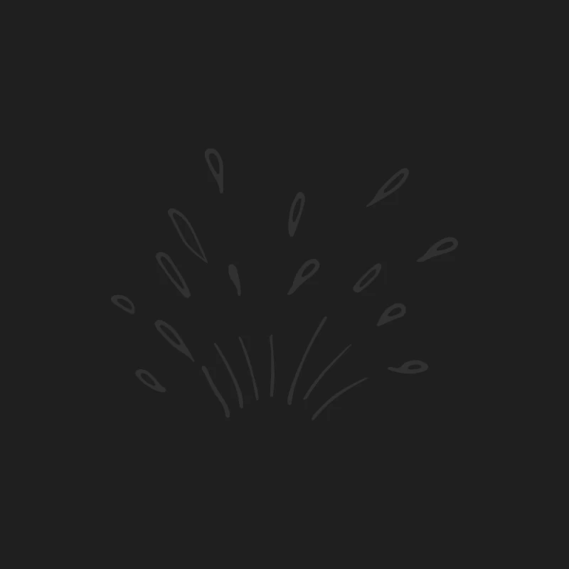 Explosion de feu d'artifice dessinée à la main Homme Débardeur