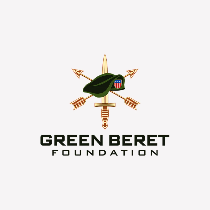 Green Beret Foundation Military Special Forces Logo Female T-Shirt