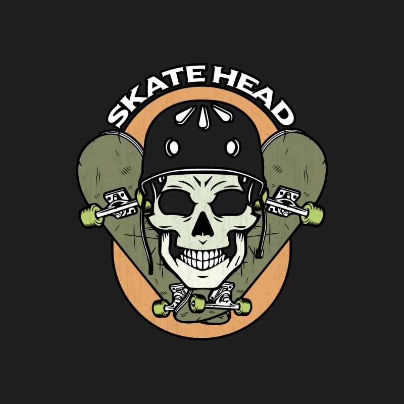 Skater Totenkopf mit Helmlinie Herren Tanktops