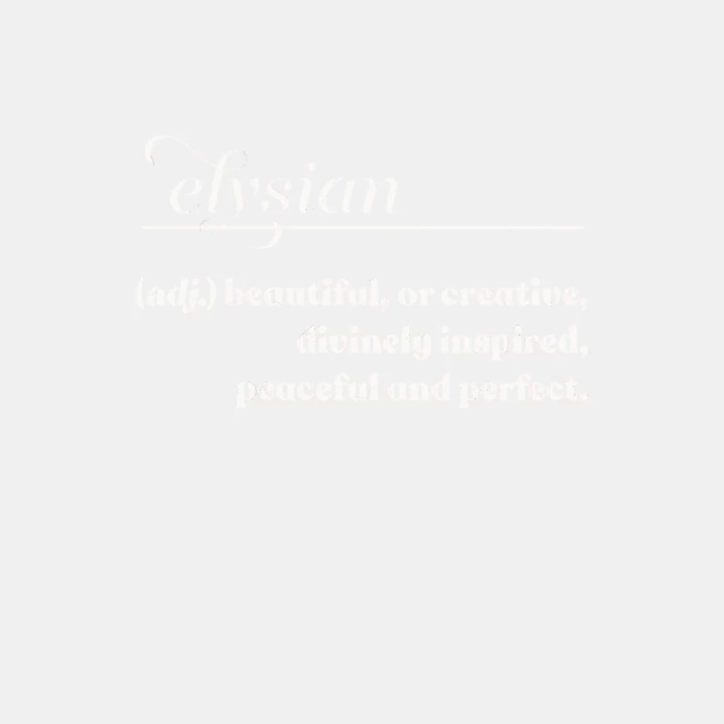 Elysian  Word Lovers Gift Male Tank Top