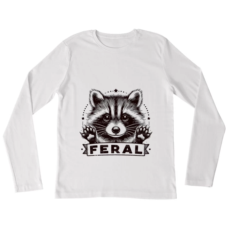 Design de Raton Sauvage Femme Manches Longues T-Shirt