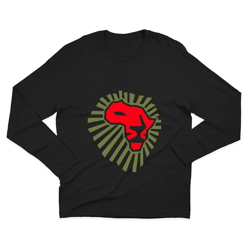 Africa Lion Power Cool Male Long Sleeve T-Shirt