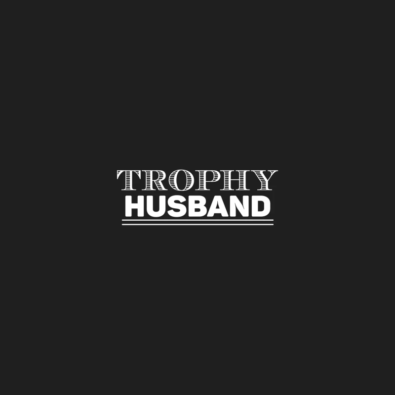T-shirt avec texte 'Trophy Husband' Homme Débardeur