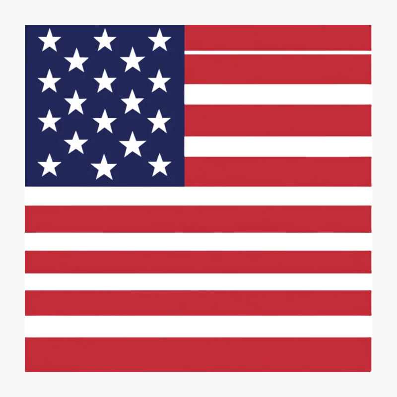 American Flag: Stars and Stripes Patriotic Symbol Pin