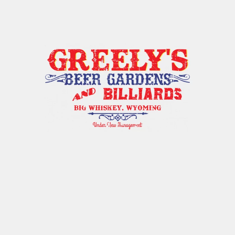 Greelys Beer Garden & Billiards from Unforgiven - distressed Male Tank Top