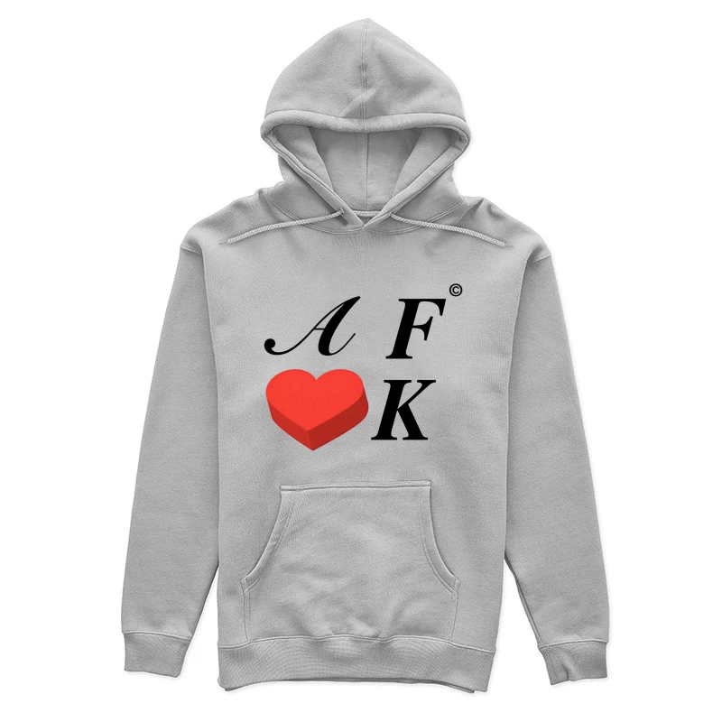 Herz und Schriftmotiv Damen Pullover Hoodie