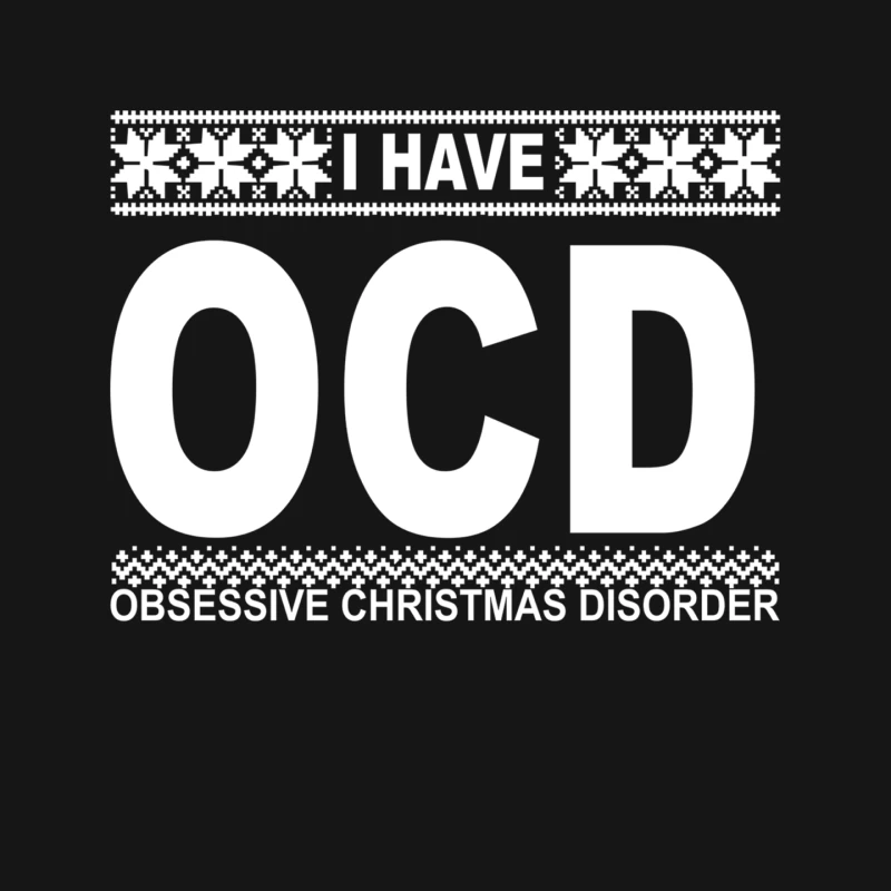 OCD - Obsessive Christmas Disorder Mouse Pad