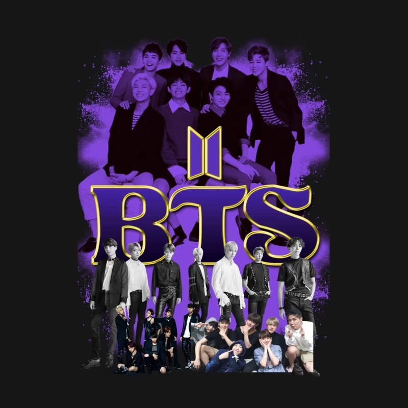 BTS - Iconic K-Pop Boy Band Compilation Female Long Sleeve T-Shirt