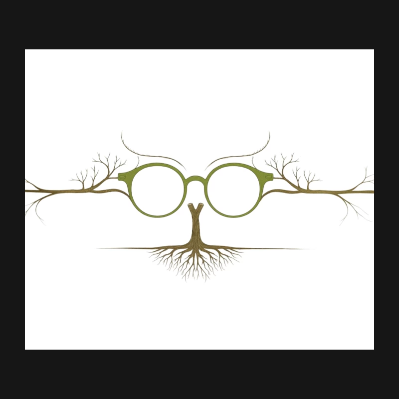 Natural Vision: Tree-Inspired Optical Illusion Mouse Pad