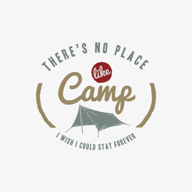 Aucun endroit comme le camp Homme Manches Longues T-Shirt