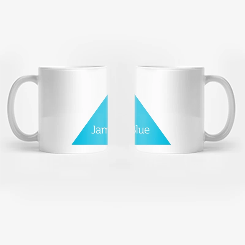 Jamaica Blue Coffee Brand Triangle Logo Coffee Mug