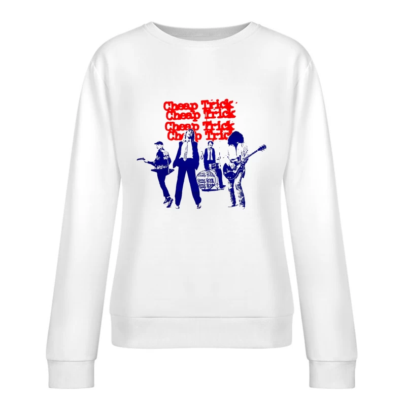 Cheap Trick Classic Female Pullover Sweatshirt