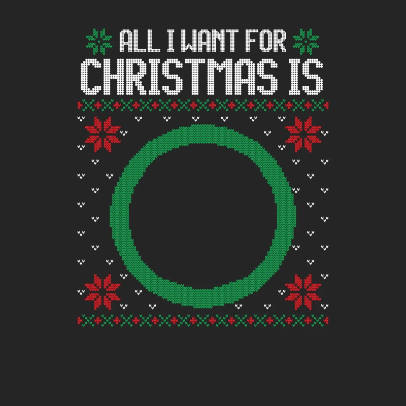 Pull de Noël avec cercle vert Homme Sweat-shirt à enfiler