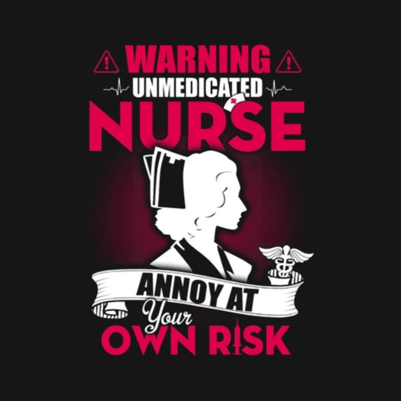 Avertissement infirmière humoristique Femme T-Shirt