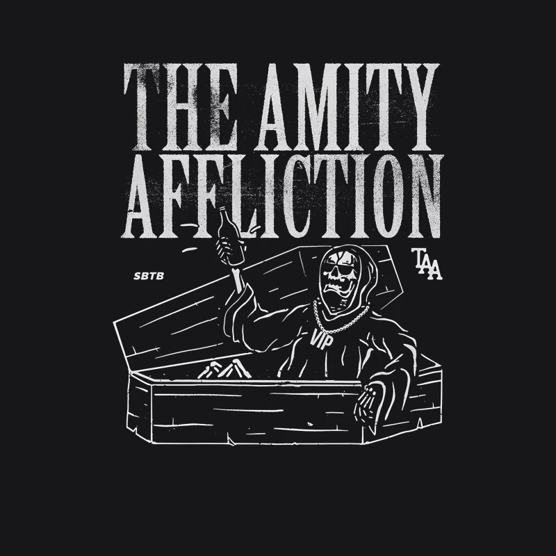 The Amity Affliction Coffin Male Pullover Hoodie