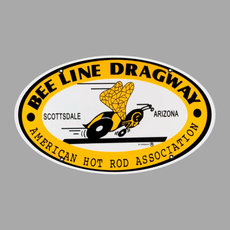 Bee Line Dragway Vintage Male Pullover Hoodie