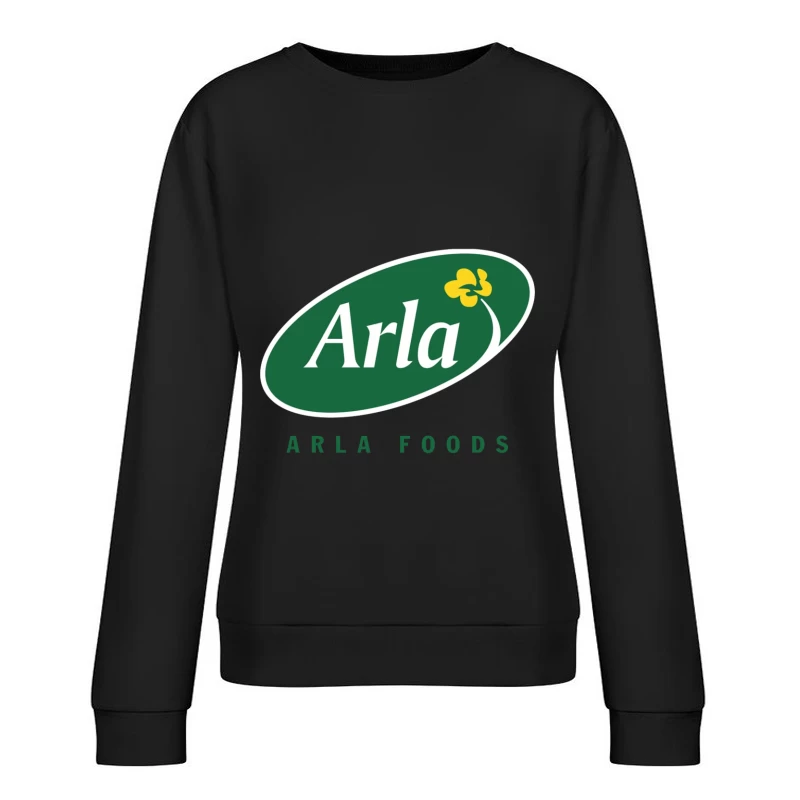 Arla Foods Corporate Logo Design Female Pullover Sweatshirt