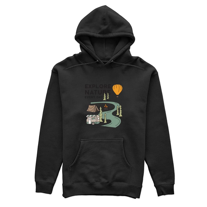 Entdecke die Natur jeden Tag Damen Pullover Hoodie