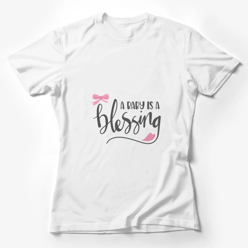 Annonce de bébé avec bénédiction Femme T-Shirt