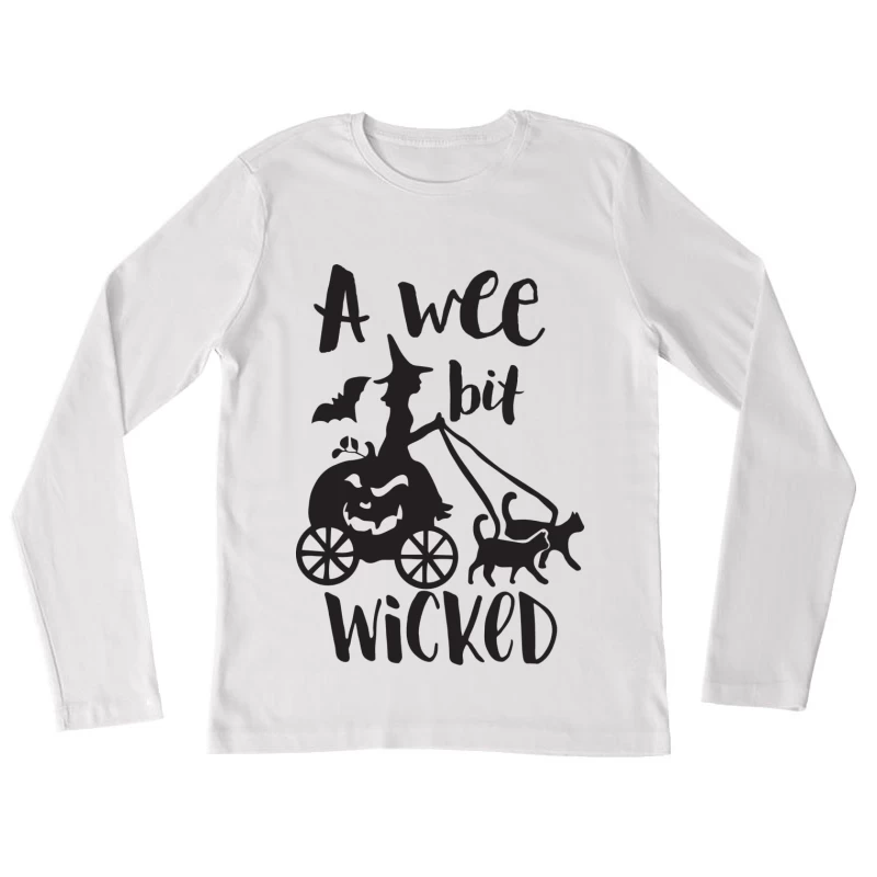 Sorcellerie et Halloween Femme Manches Longues T-Shirt