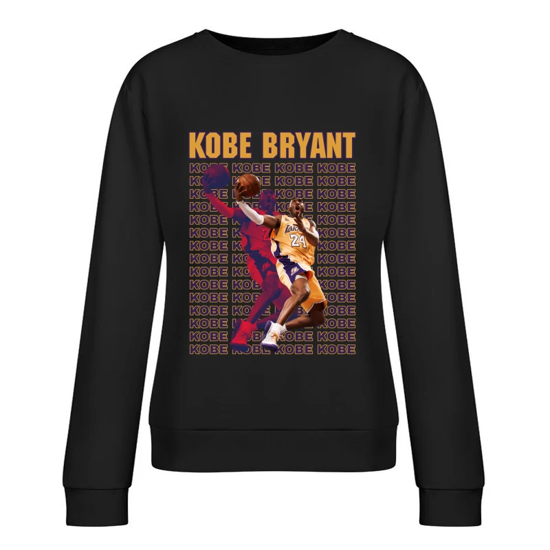 Kobe Bryant: Legendary NBA Player Female Pullover Sweatshirt