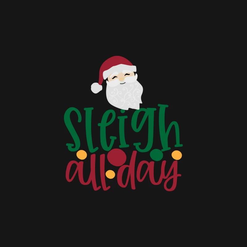 Design festif avec le Père Noël et texte Femme T-Shirt