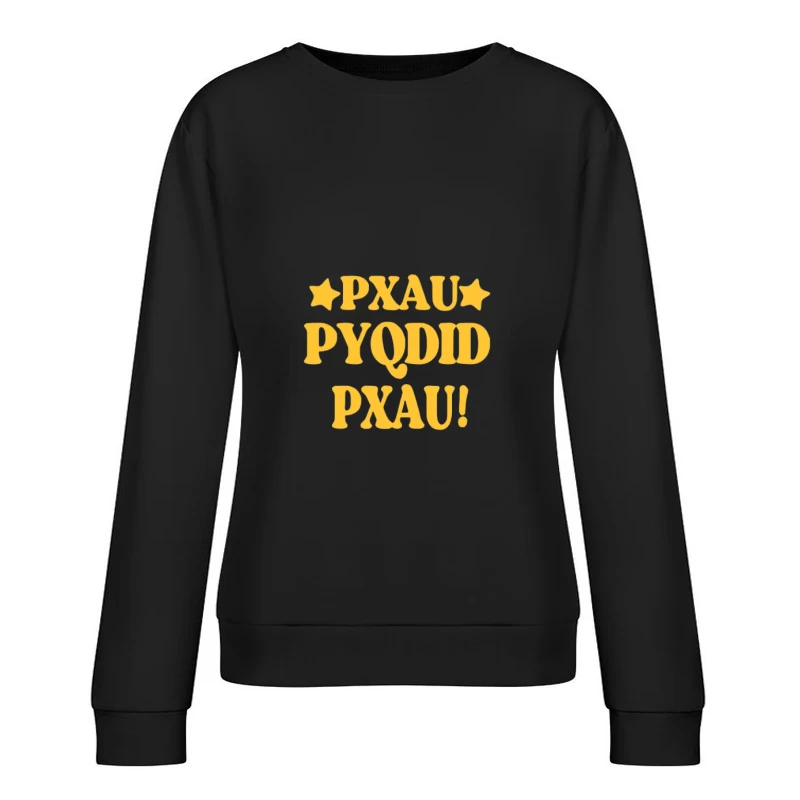 Frase Motivazionale Dorata Felpa pullover Donna