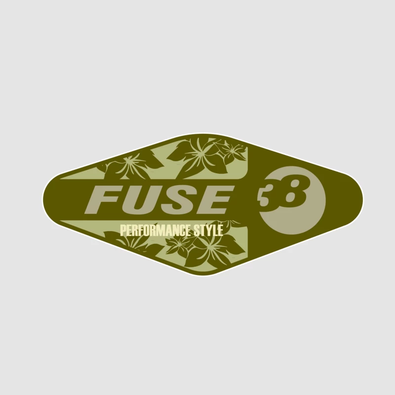 Logo Fuse 58 - Style de Performance Homme Sweat à capuche