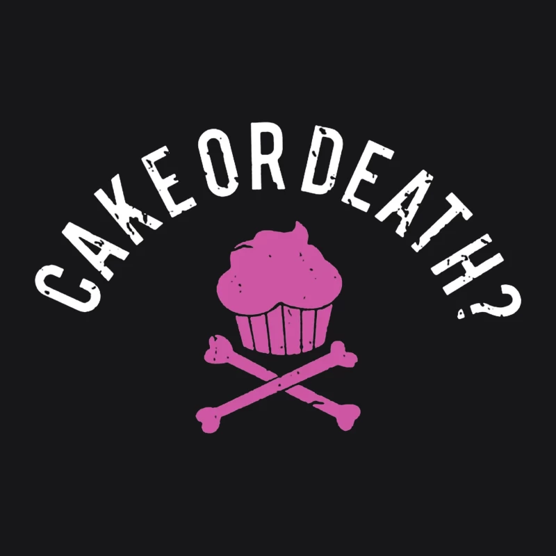 Cake or Death Theme Male Pullover Hoodie