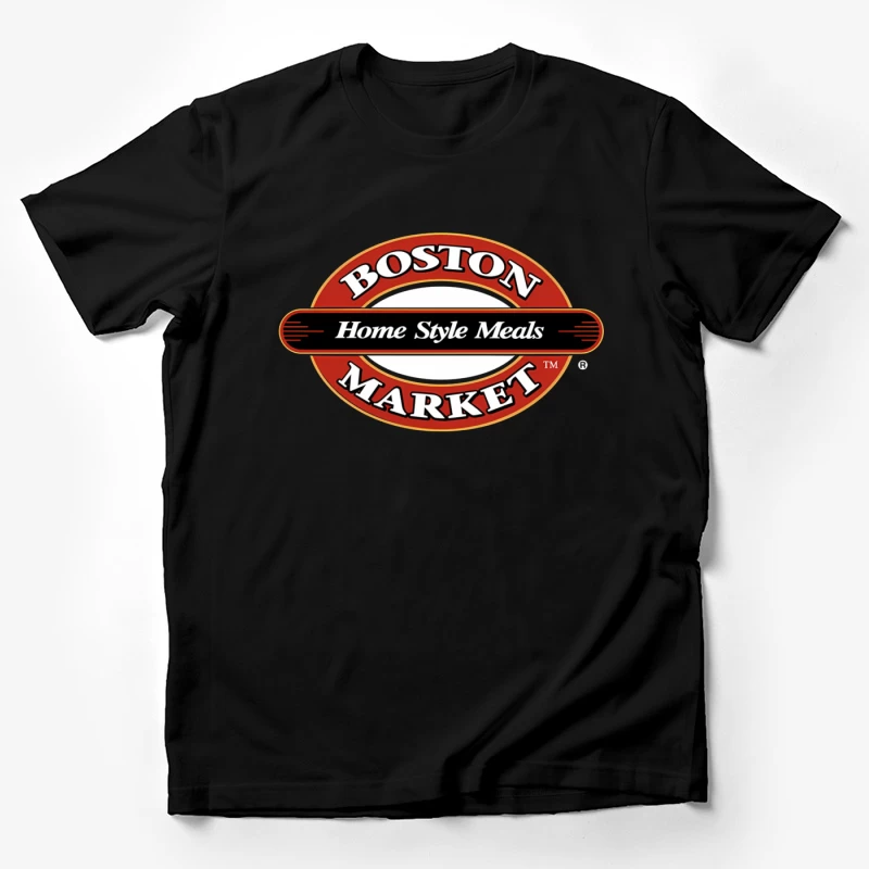 Boston Market Home Style Meals Restaurant Logo Male T-Shirt