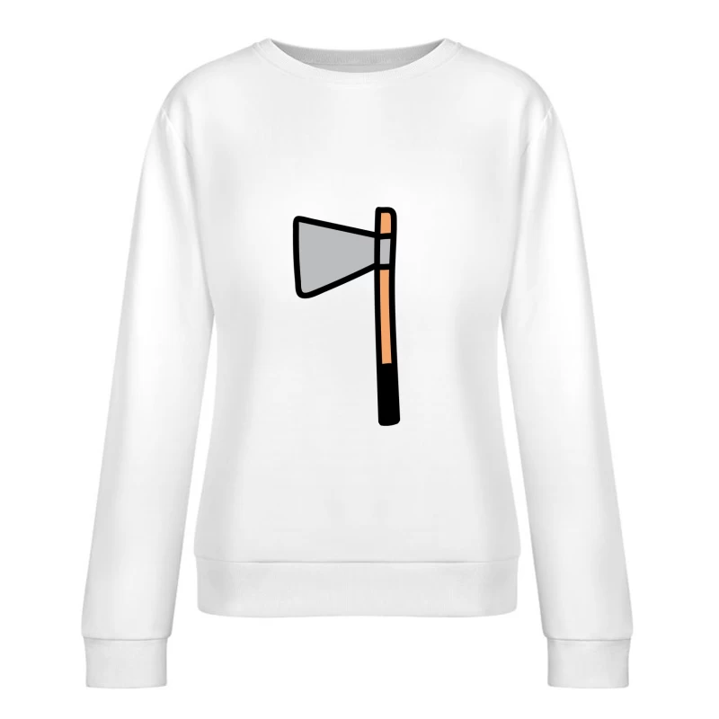 Illustration de hache sur fond transparent Femme Sweat-shirt à enfiler