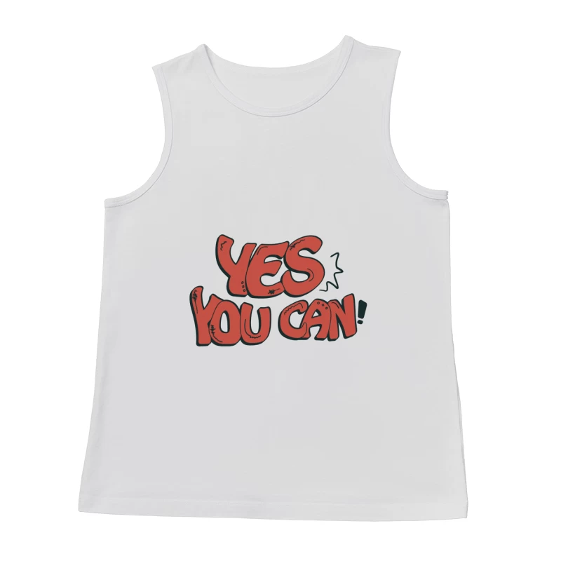 Motivationsbotschaft im Graffiti-Stil Herren Tanktops