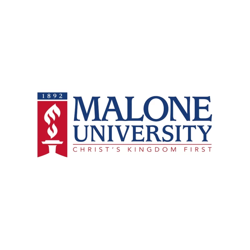 Malone University Official Logo - Christian Higher Education Since 1892 Pin