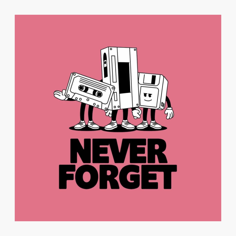 Nostalgic Retro Technology Characters Remember The Past Pin