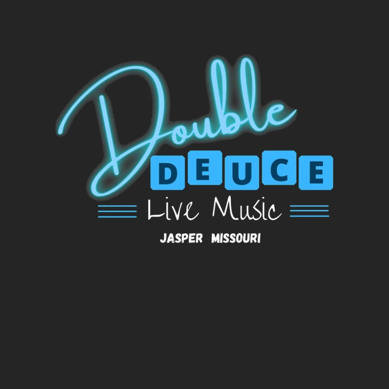 Double Deuce Live Music Venue in Jasper Missouri Male Pullover Sweatshirt