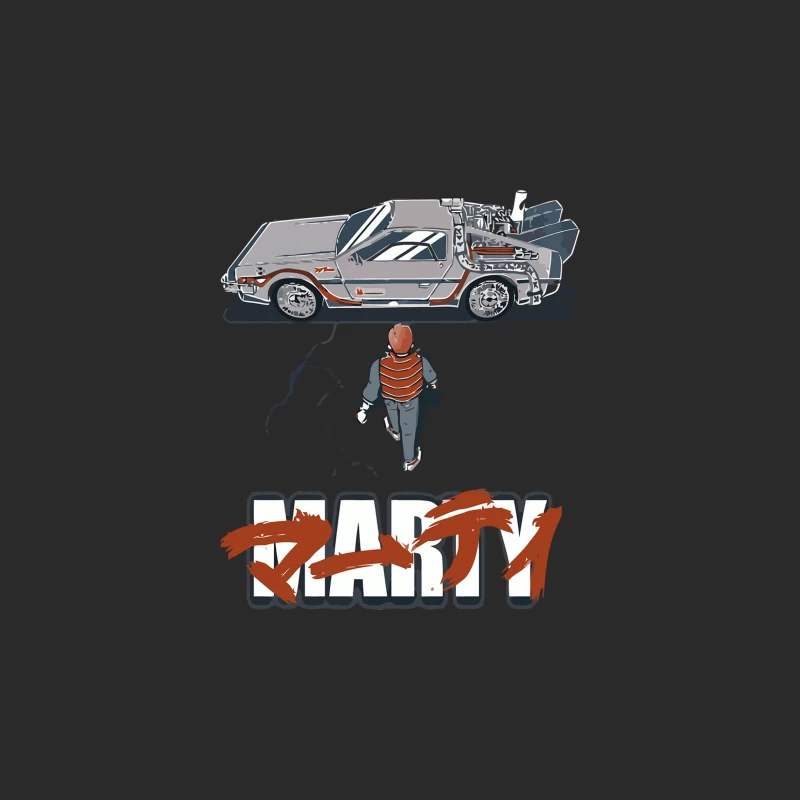 Back to the Future: Marty's DeLorean Time Machine Adventure Baseball Cap