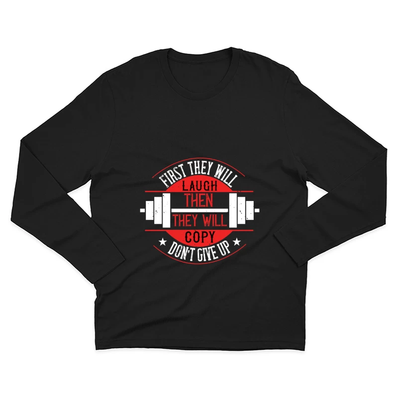 Motivation et détermination dans le sport Homme Manches Longues T-Shirt