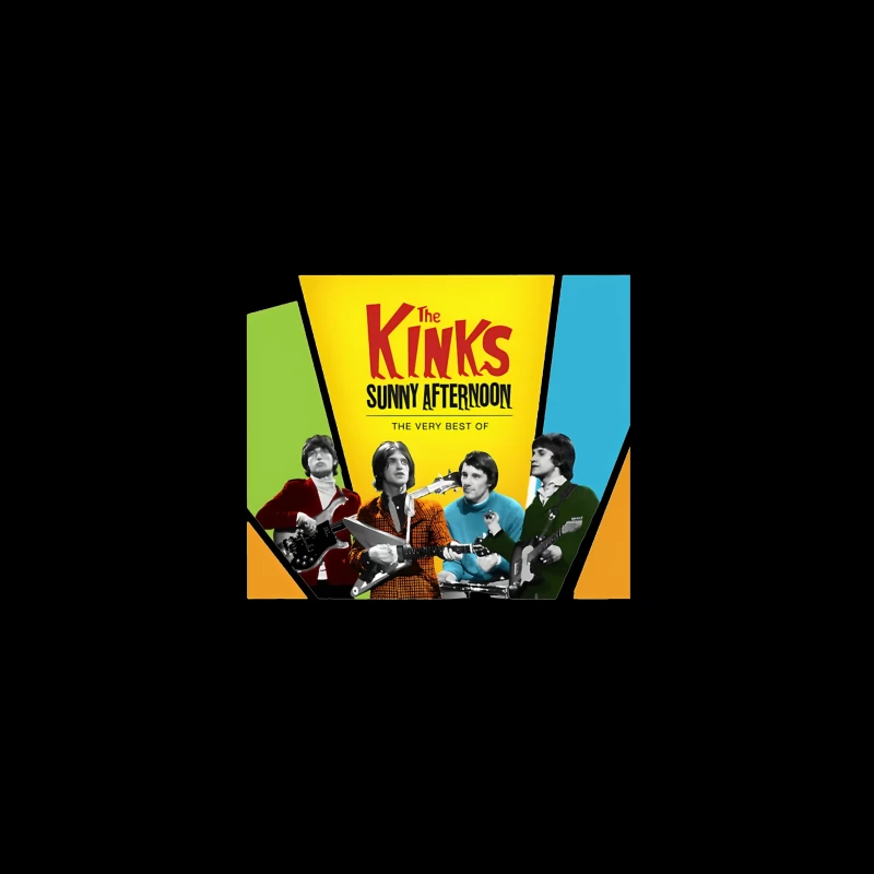 The Kinks 'Sunny Afternoon: The Very Best Of' Vintage Album Cover iPhone Case