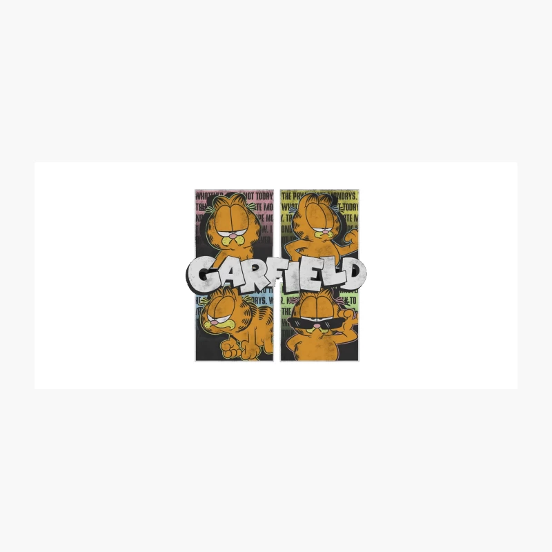 Garfield: The Grumpy Orange Cat in Various Moods Coffee Mug