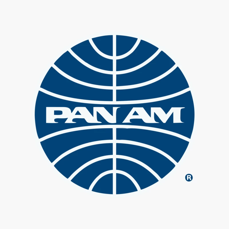 Pan Am Mid 1950s Globe Inverted Cotton Tote Bag