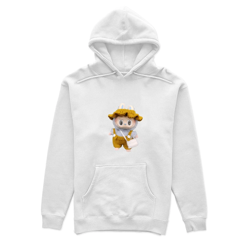 Süße Puppe mit Häkelkleidung Damen Pullover Hoodie