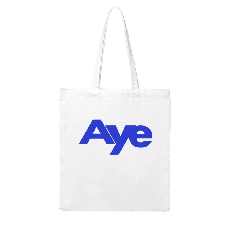 Vote Aye for Scotland Scottish Yes Independence Cotton Tote Bag