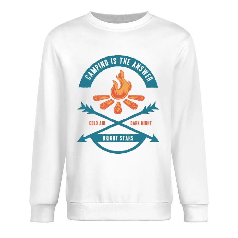 Camping et les merveilles de la nature Homme Sweat-shirt à enfiler