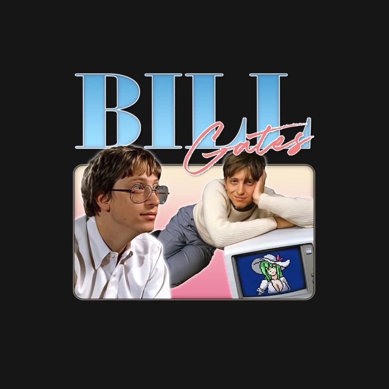 Bill Gates  Retro Aesthetic Fan Design Female Long Sleeve T-Shirt